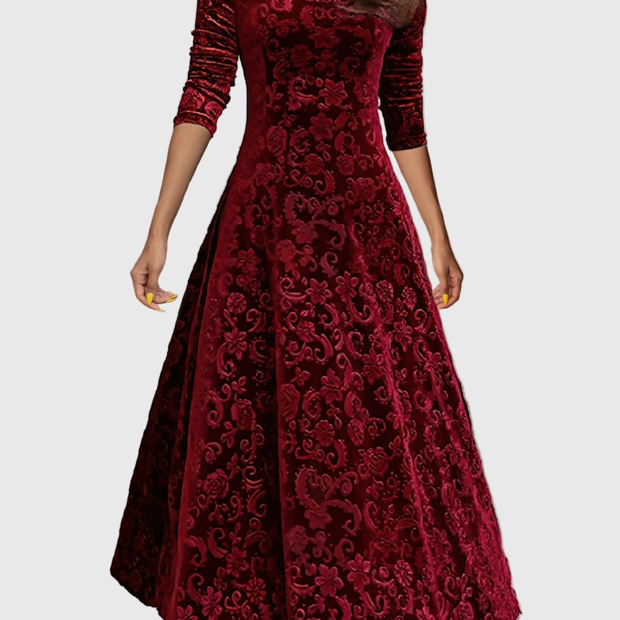 Nancy | Ünnepi bársony elegáns ruha