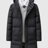 Január | Kapucnis pehelykabát hideg napokra