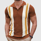 Dávid | Retro polóing karcsúsító csíkokkal