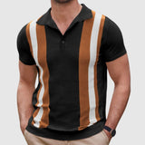 Dávid | Retro polóing karcsúsító csíkokkal