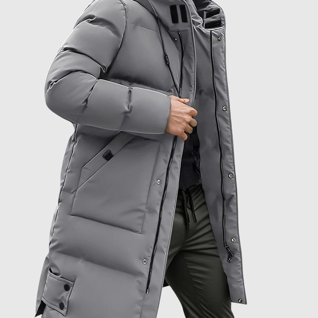 Január | Kapucnis pehelykabát hideg napokra