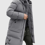 Január | Kapucnis pehelykabát hideg napokra