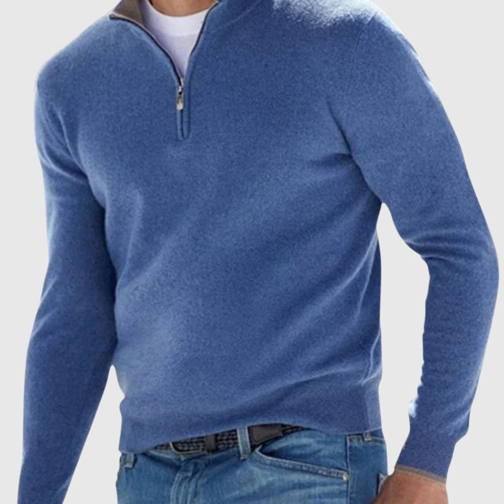 Ödön | Comfortable zippered elegant sweatshirt