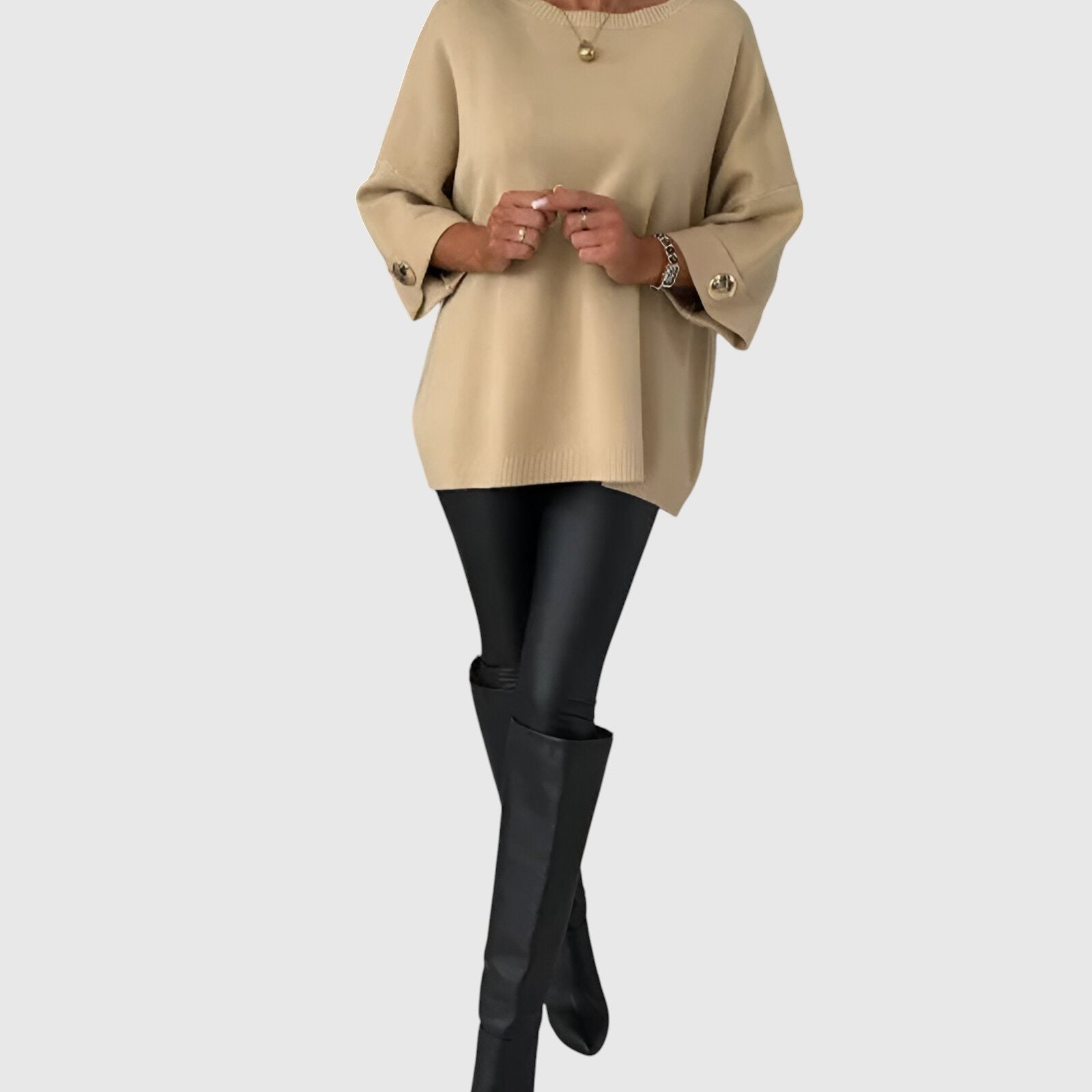 Janel | Laza elegáns mindennapokra pulóver