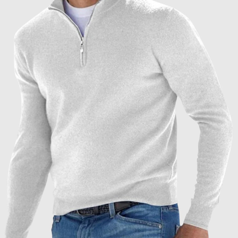 Ödön | Comfortable zippered elegant sweatshirt