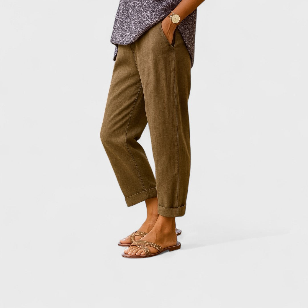 Otulie | Könnyű len nadrág nyárra