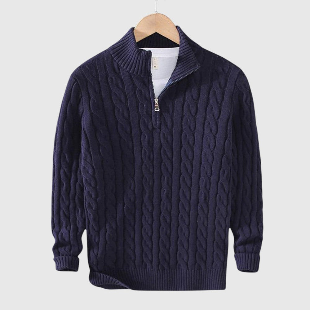 Csanád | Férfi prémium pamut pulóver