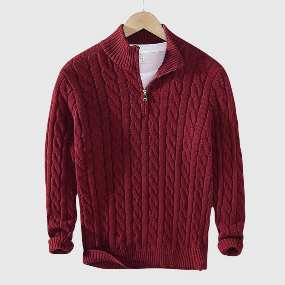 Csanád | Férfi prémium pamut pulóver