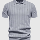 Kálmán | Klasszikus, puha anyagú galléros póló