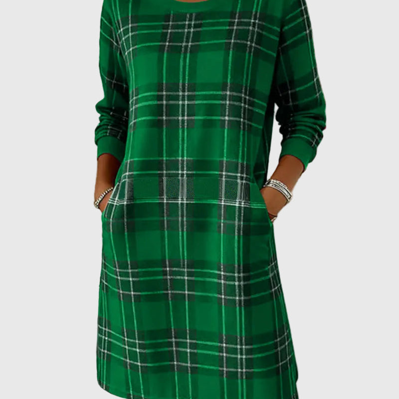 Kira | Puha kockás Eloise ruha