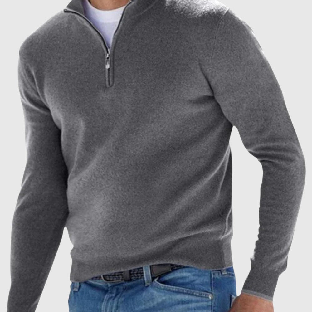 Ödön | Comfortable zippered elegant sweatshirt