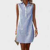 Lenka | Klasszikus csíkos könnyű ingruha