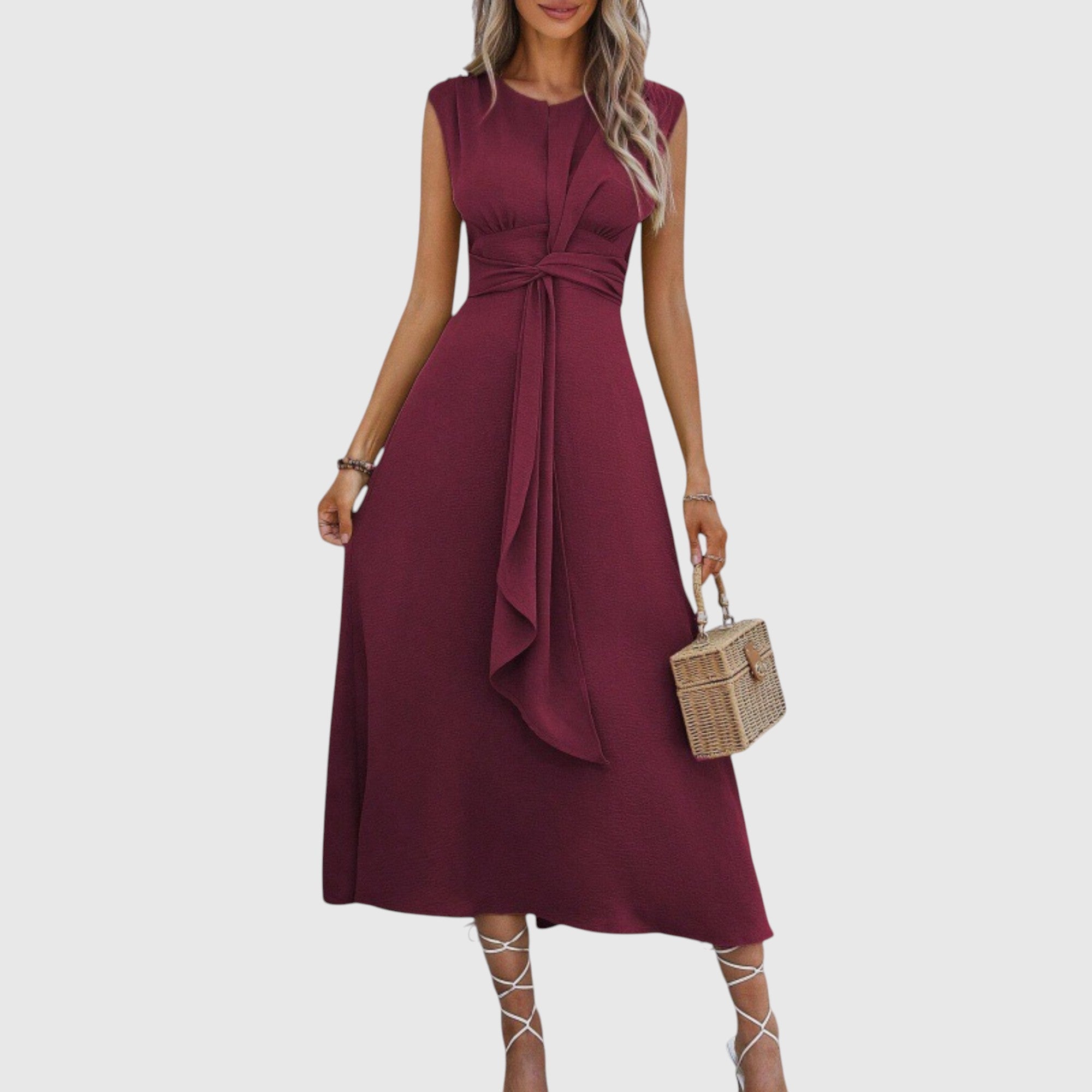 Emma | Elegans ujjatlan maxi ruha