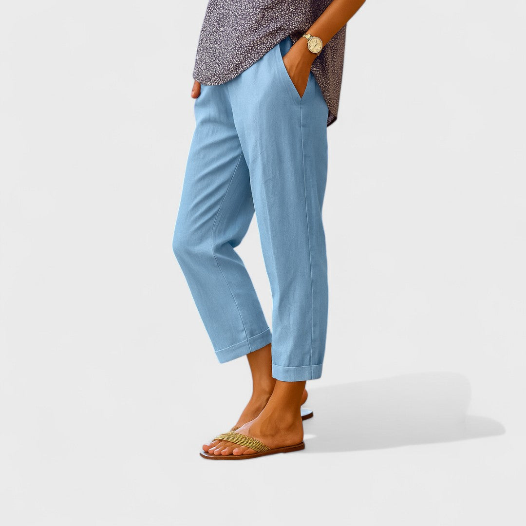 Otulie | Könnyű len nadrág nyárra