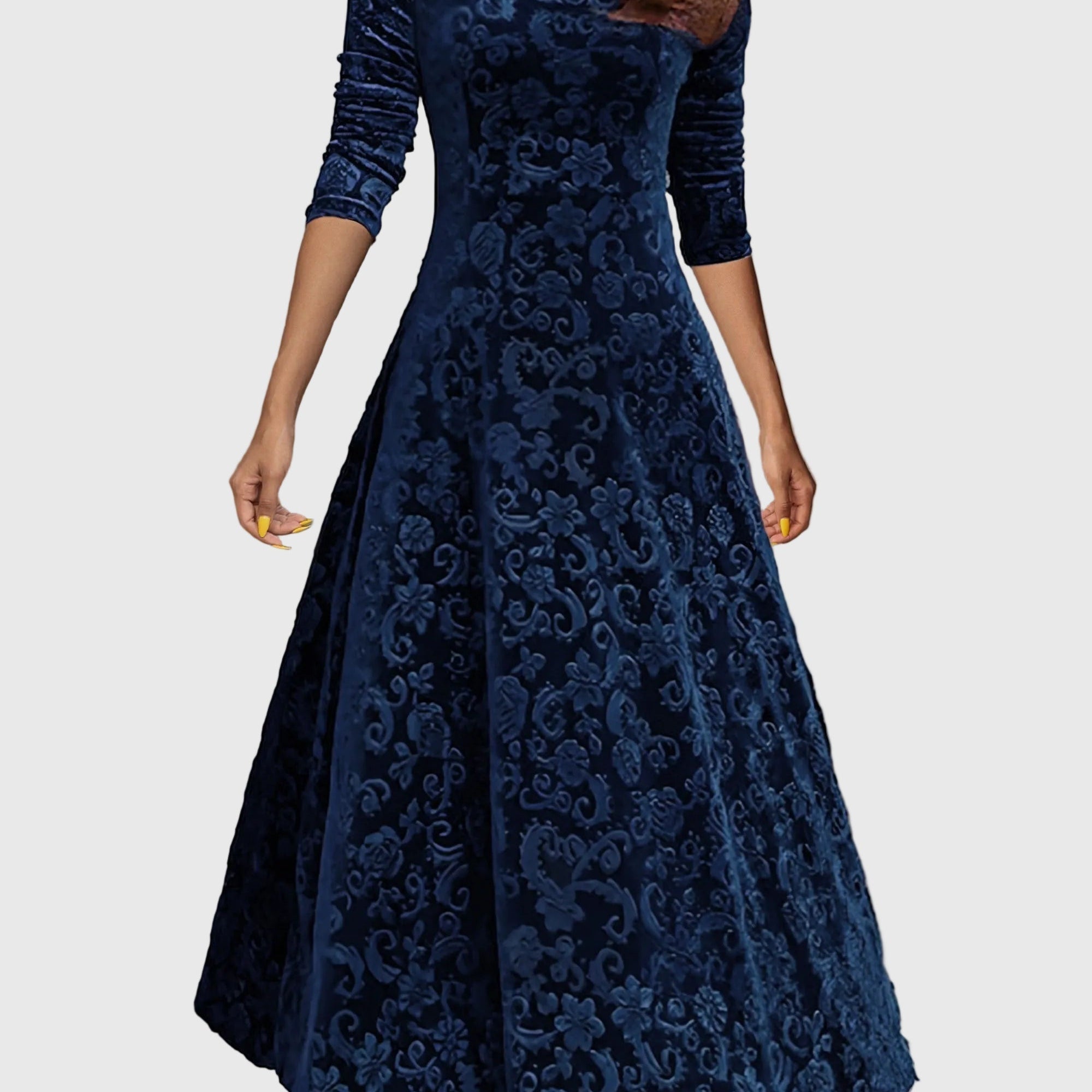 Nancy | Ünnepi bársony elegáns ruha