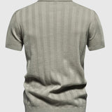 Kálmán | Klasszikus, puha anyagú galléros póló