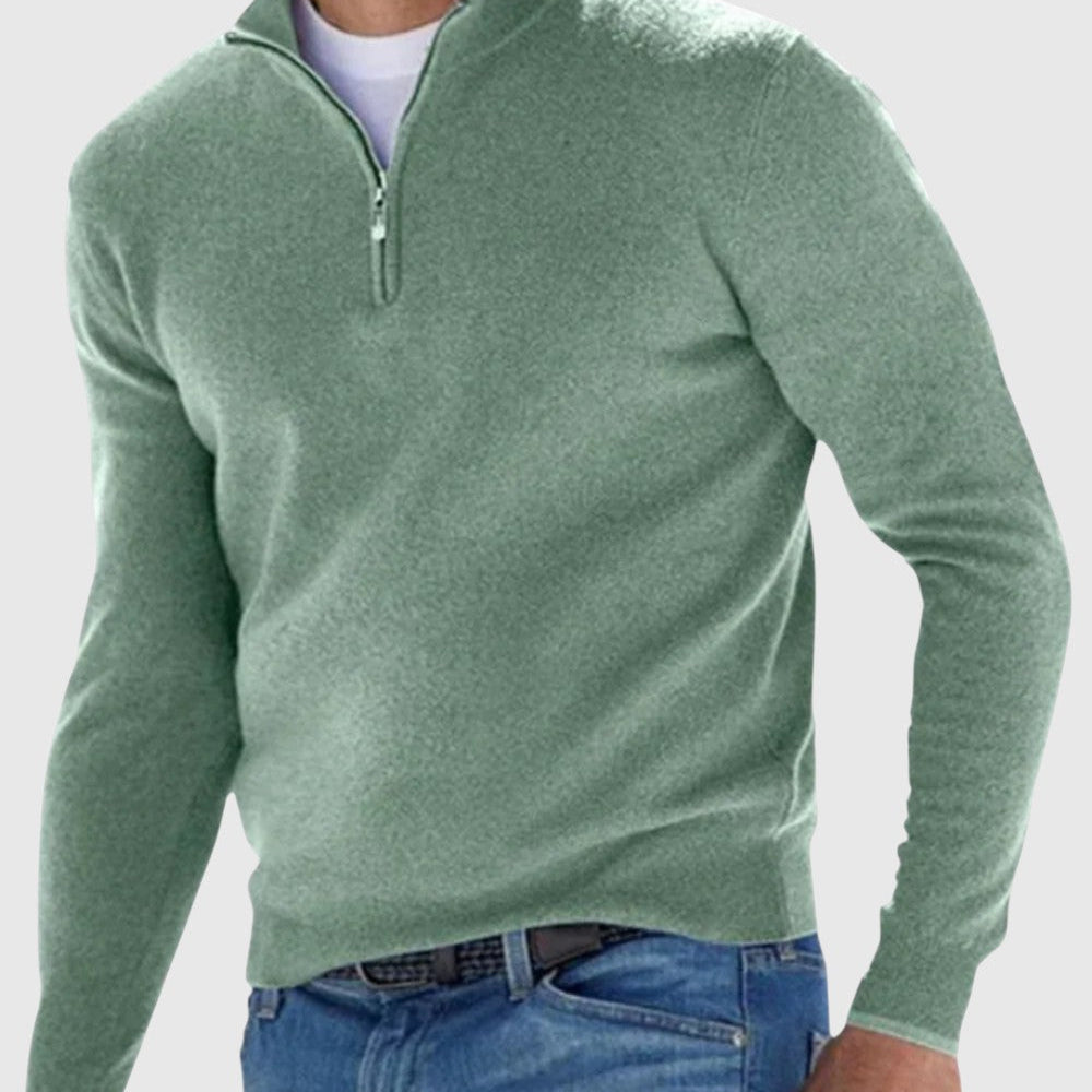 Ödön | Comfortable zippered elegant sweatshirt