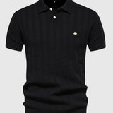 Kálmán | Klasszikus, puha anyagú galléros póló