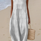 Rózsa | Hímzett midi ruha