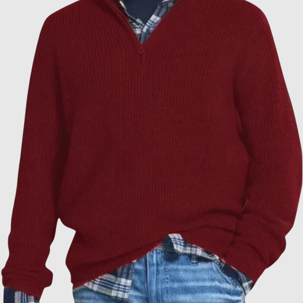 Nimród | Elegans cipzáras kényelem pulóver