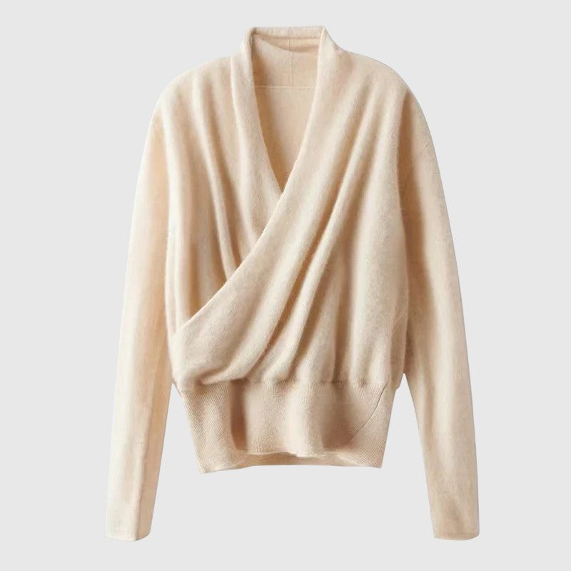 Elena | Elegant V-neck sweater