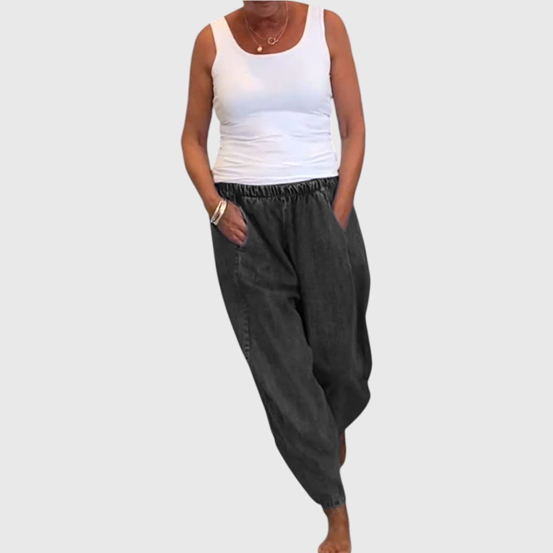 Ilona | Lazacszínű hosszú nadrág