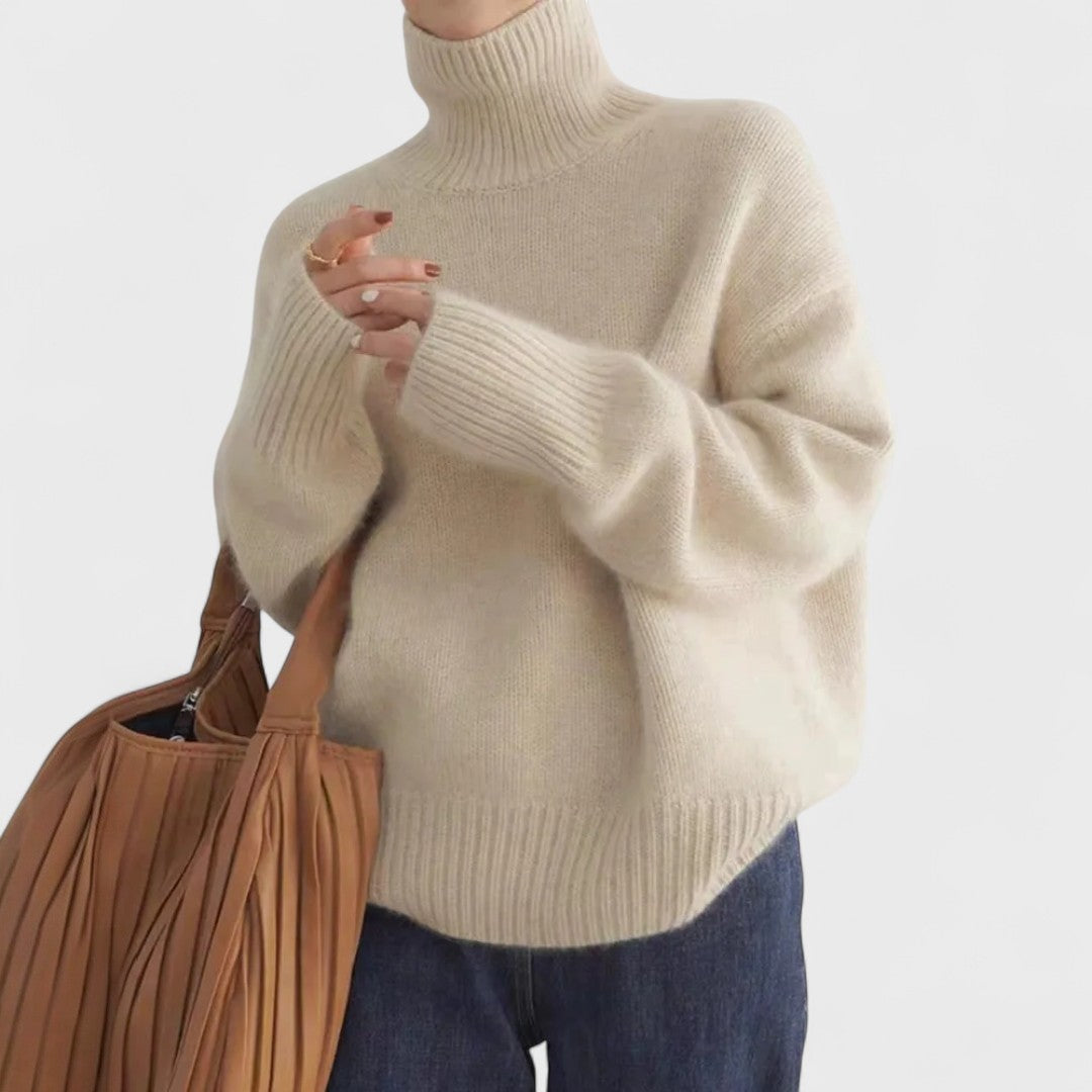 Izabella | Luxus kasmír elegáns pulóver