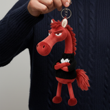 Atrevido Cavalo - Chaveiro Vermelho e Preto