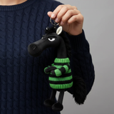 Bátor ló - Fekete és zöld kulcstartó