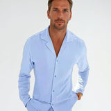 Luke | Legies világoskék len ing