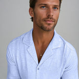 Luke | Legies világoskék len ing