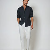 Helga | Tengerészkék vászoning