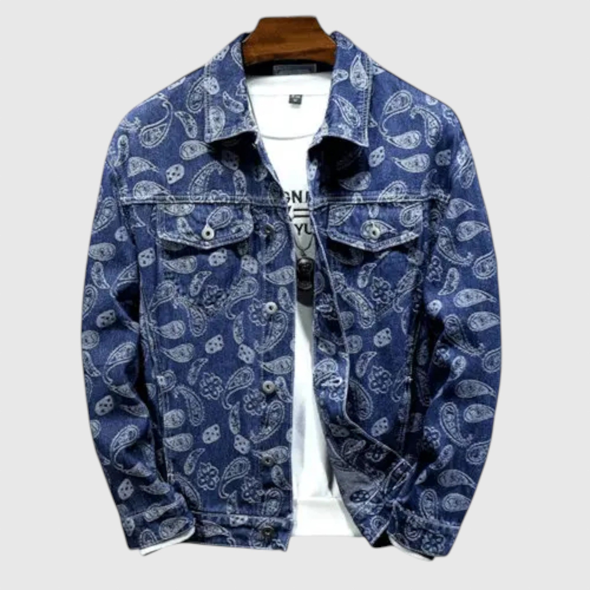 János | Klasszikus ferfi farmerdzseki kényelemmel