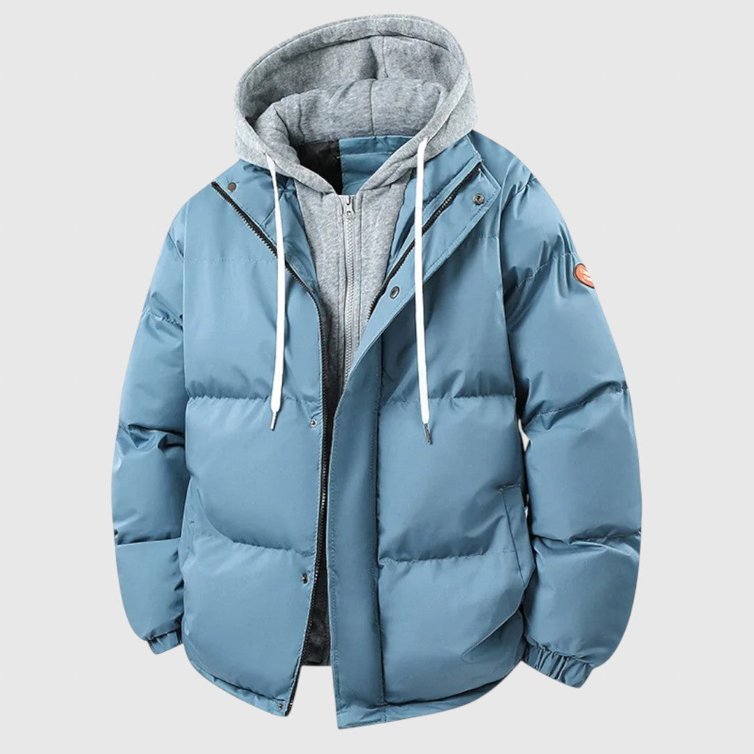 Iljan | Férfi pufi kabát meleg stílusos 