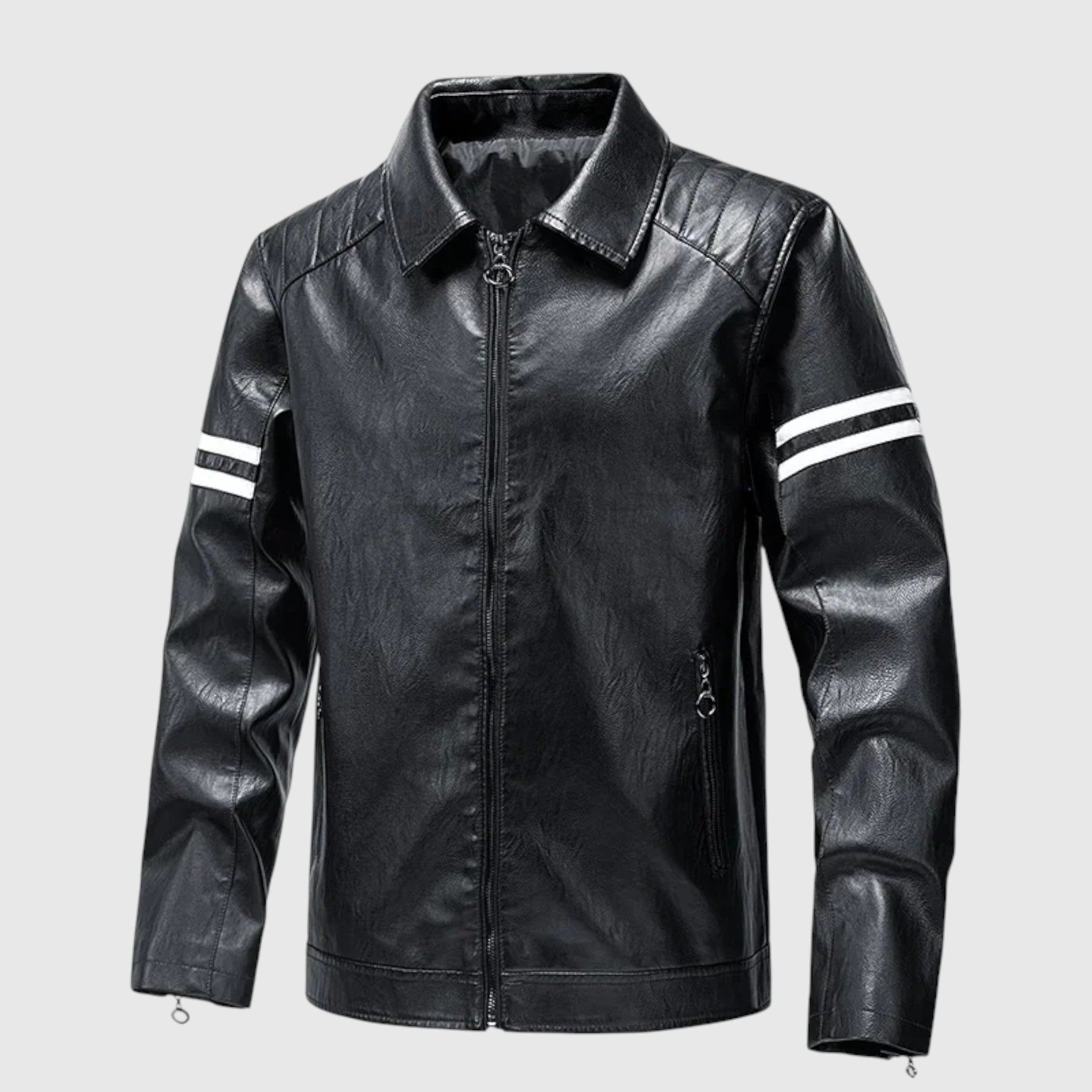 Velizar | Férfi bőrkabát stílusos és kényelmes 