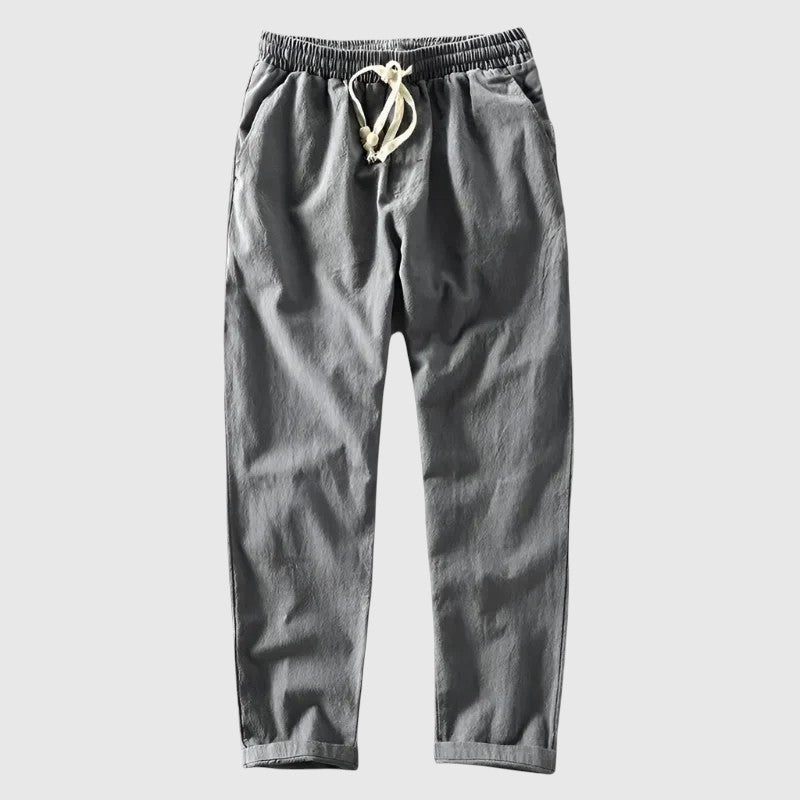 Csaba | Könnyű lélegzővászon nadrág ferfiaknak