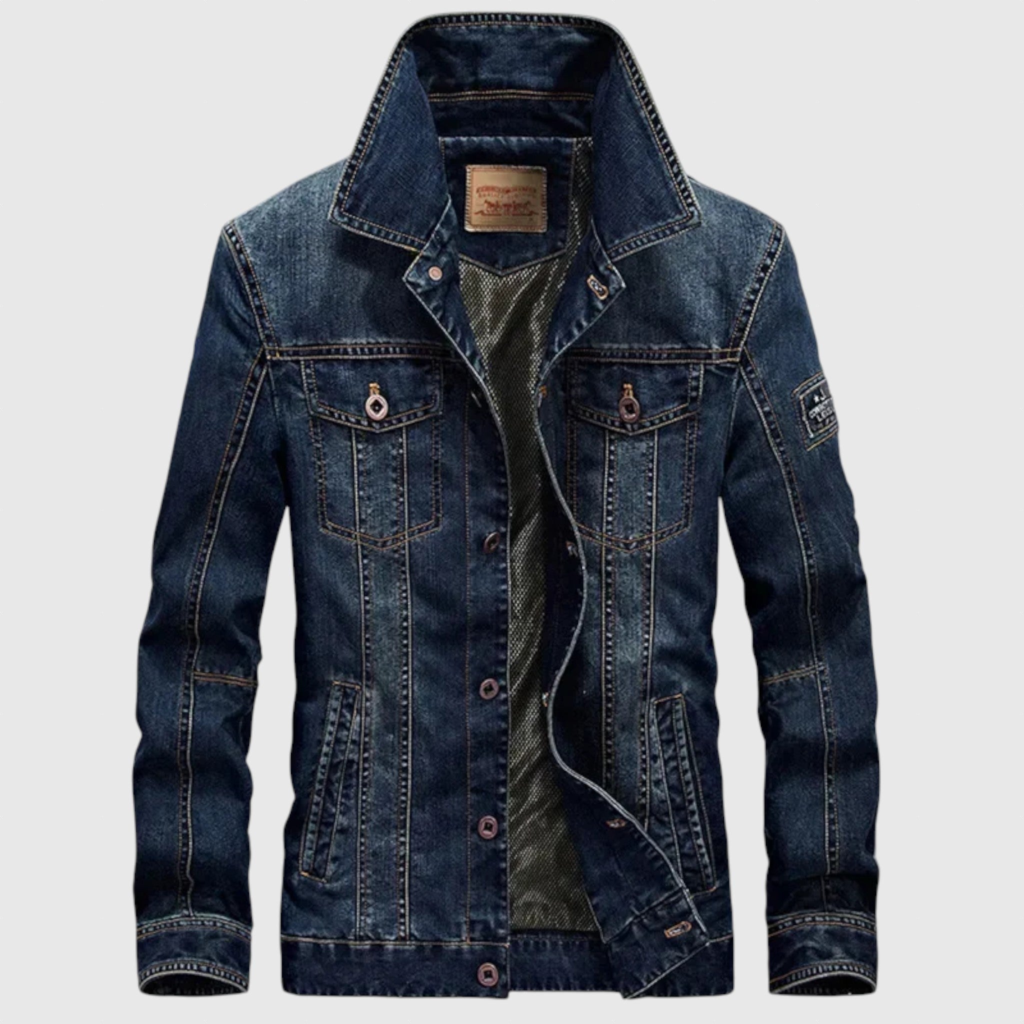 Charles | Férfi farmerdzseki időtlen stílus