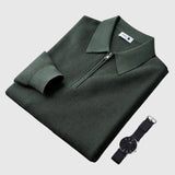 Ákos | Cipzáras ferfi elegáns pulóver