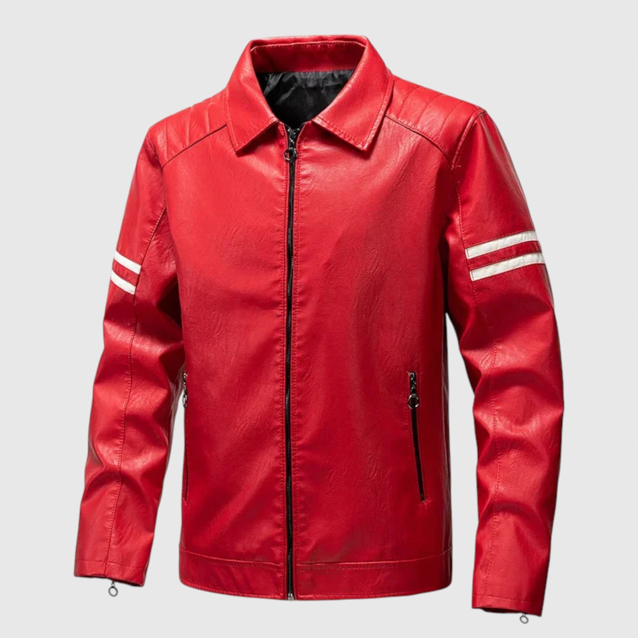 Velizar | Férfi bőrkabát stílusos és kényelmes 