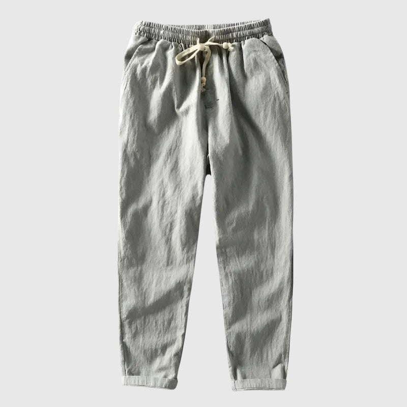 Csaba | Könnyű lélegzővászon nadrág ferfiaknak