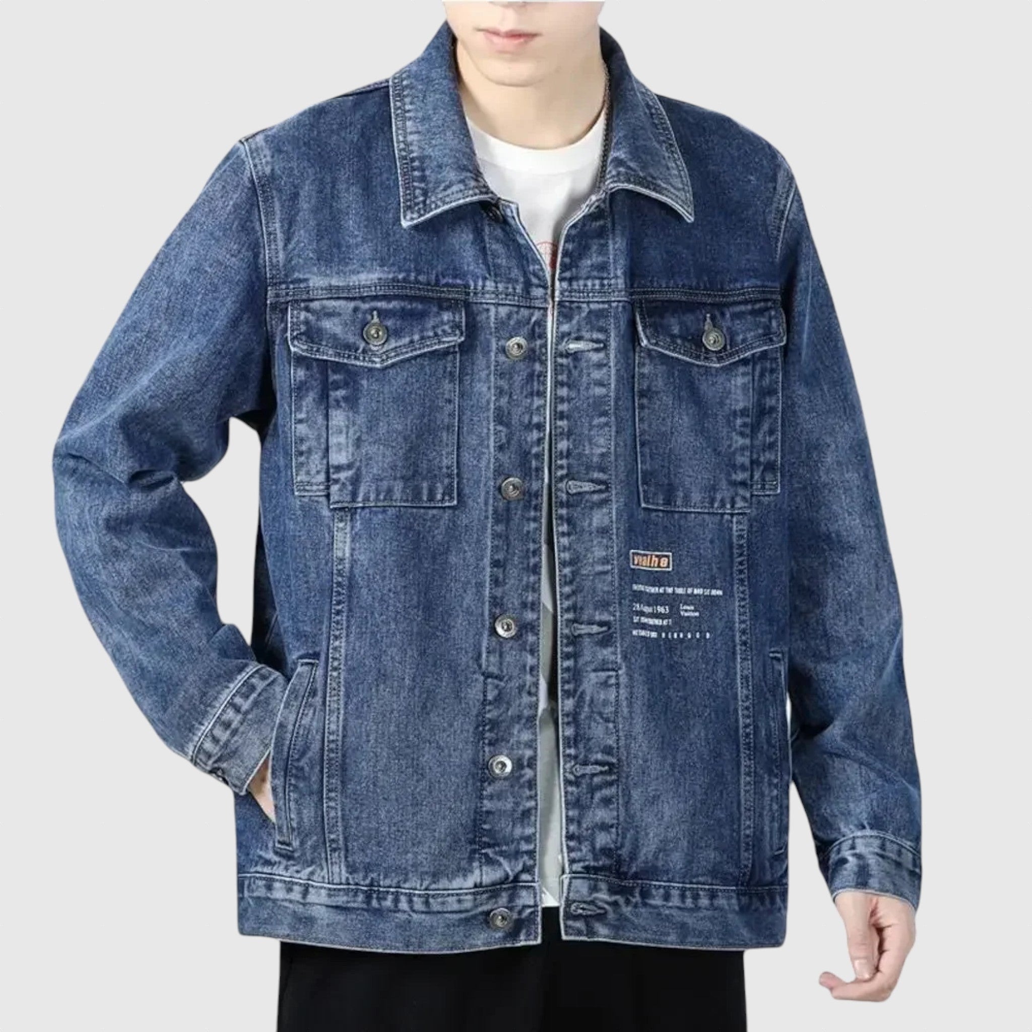 Nick | Férfi klasszikus farmerkabát időtlen