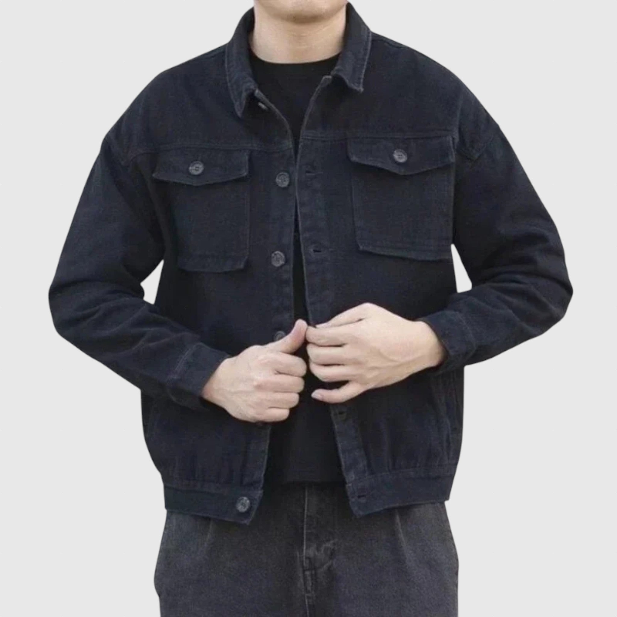 Nick | Férfi klasszikus farmerkabát időtlen