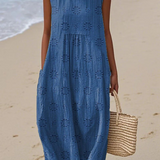 Sara | Mintás Midi Ruha