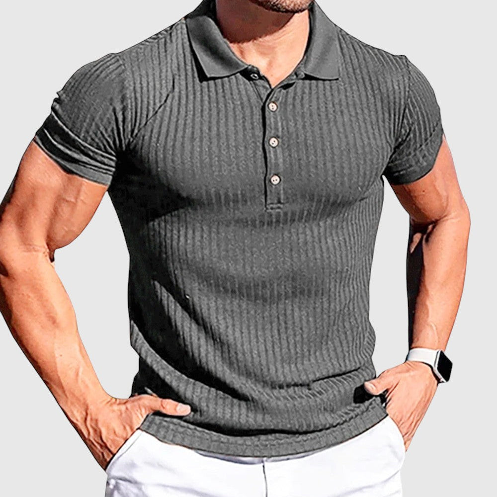 Henrik | Elegáns csíkos ferfi polóing