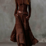 Orlix | Letisztult maxi ruha