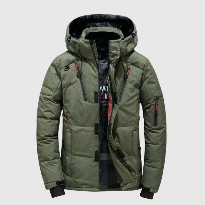 André | Pehelykönnyű kapucnis dzseki zsebekkel 