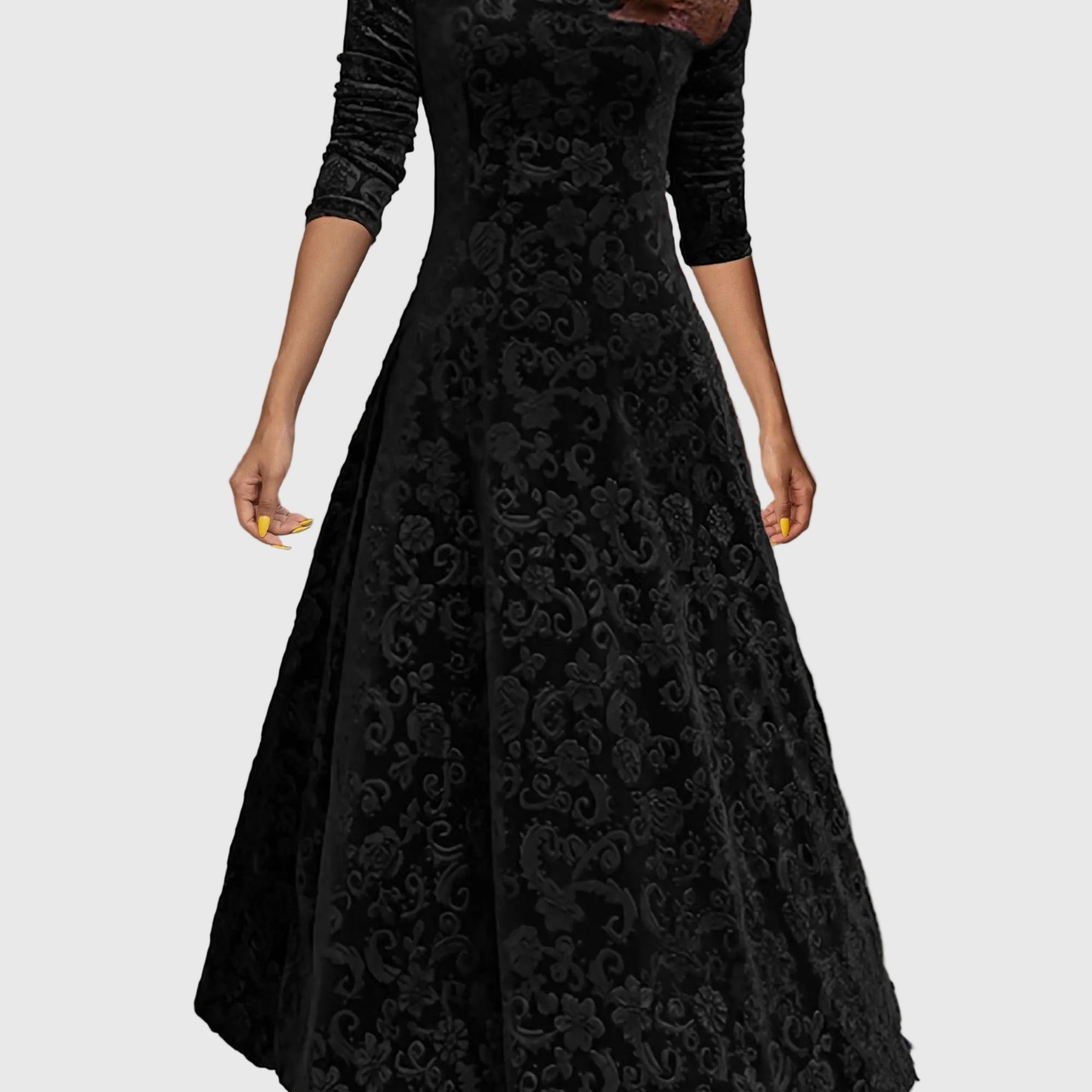 Nancy | Ünnepi bársony elegáns ruha