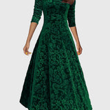 Nancy | Ünnepi bársony elegáns ruha