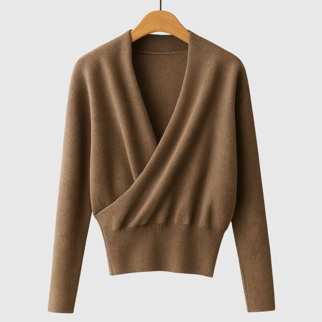 Elena | Elegant V-neck sweater