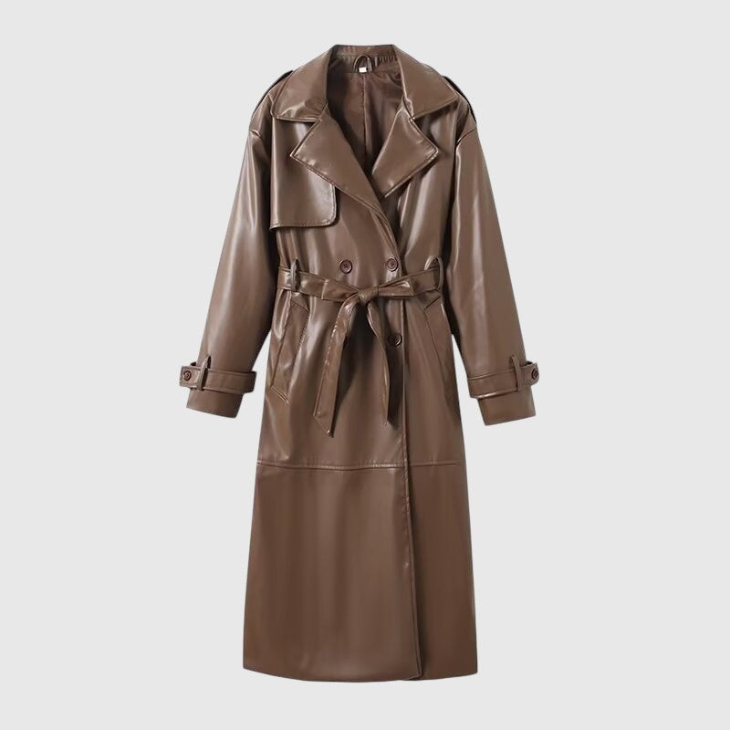 Zora | Elegáns trench kabát övvel